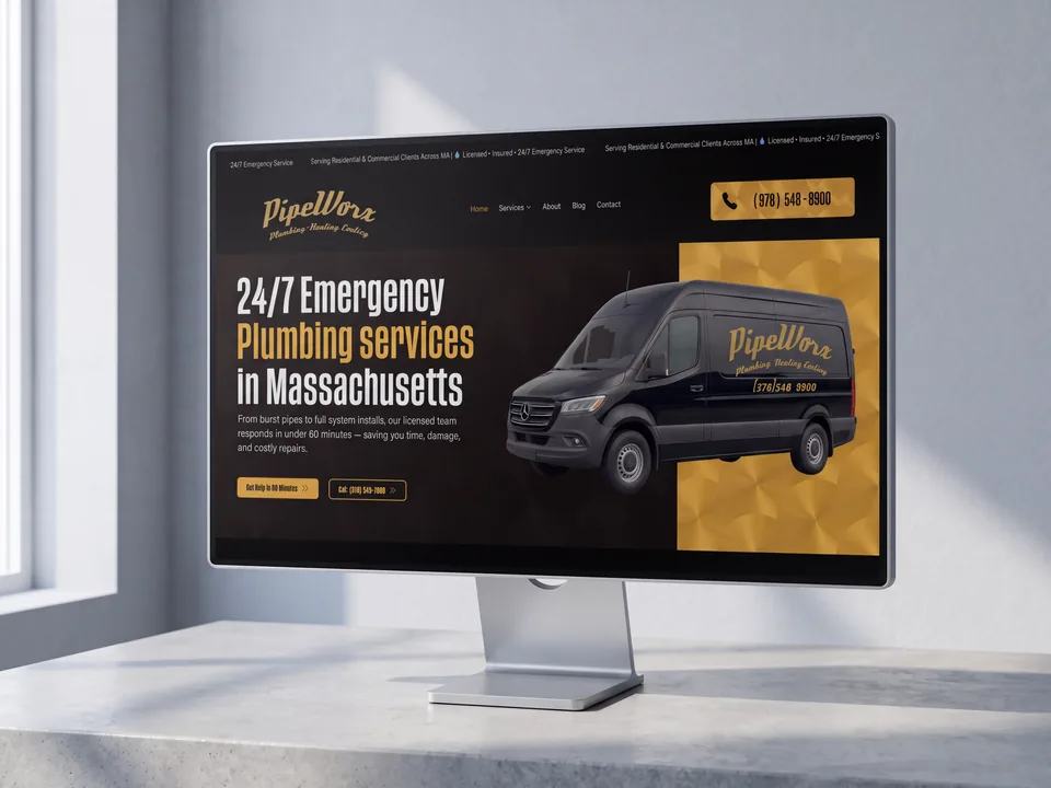 PipeWorx — plumbing website by Edilab
