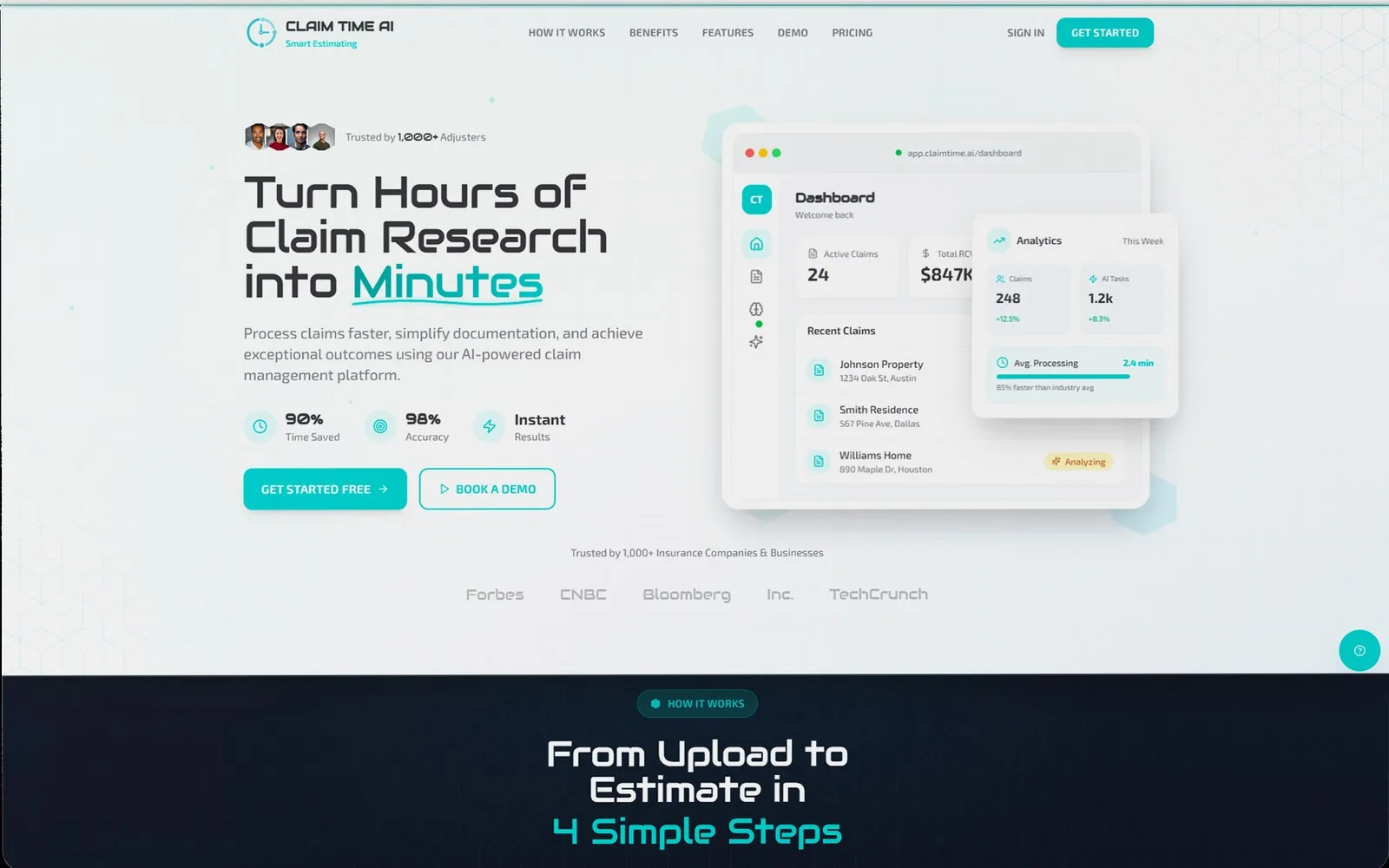 Claim Time AI — work by Edilab Studio