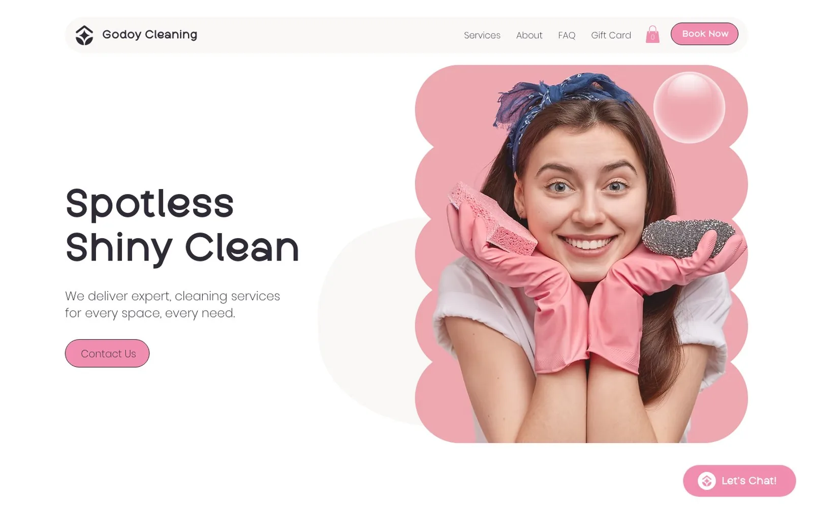Godoy Cleaning Corp — website with online booking built by Edilab