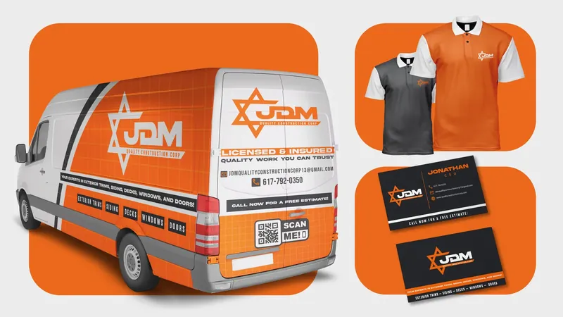 JDM Quality Construction — brand, vehicle, print by Edilab Studio