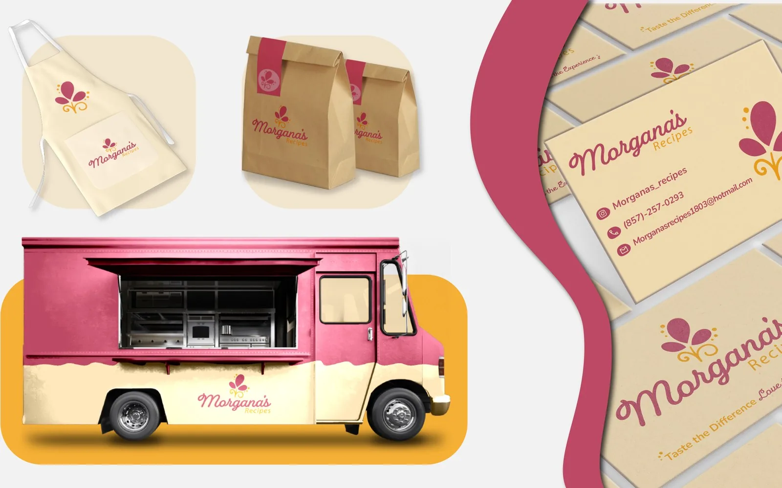 Morgana's Recipes — brand, food-truck and packaging design by Edilab